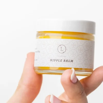 Natural Breastfeeding Nipple Balm, Vegan Nipple Salve