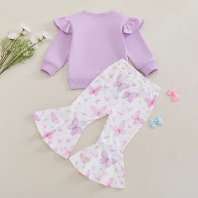 Floral Print Leggings Baby Set
